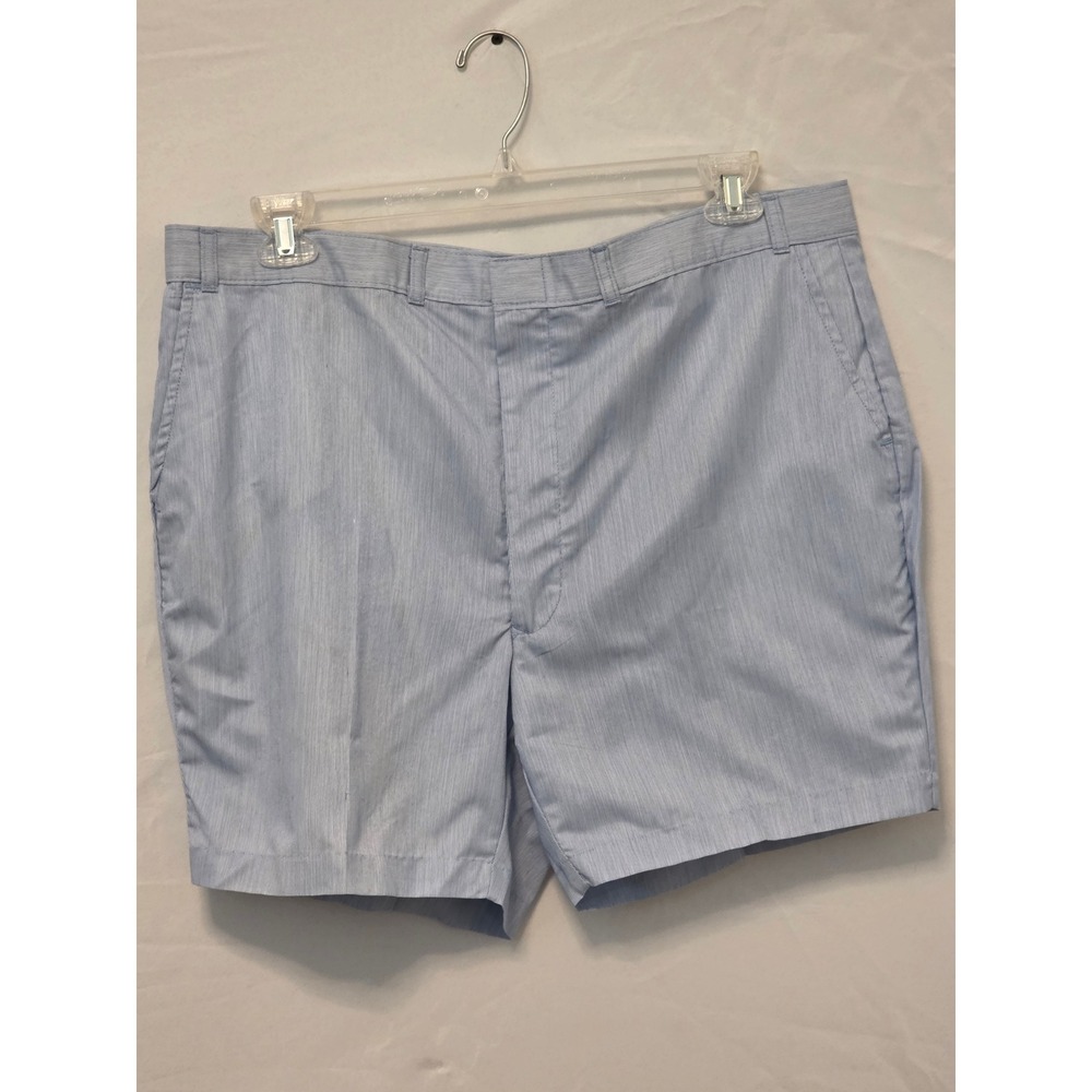 NWT Continental Clothing Co Vintage Men 42 Blue Pinstripe Shorts Made in Canada